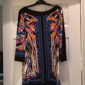 Multi color tunic top